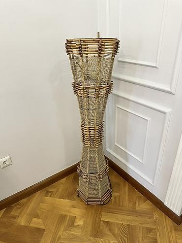 Освещение: Напольный светильник из ротанга/бамбука в этно-стиле - Материал — 5