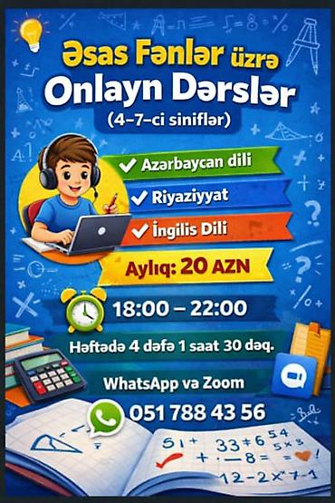 ucuz yuk dasima bakı: Repetitor, Riyaziyyat, Azərbaycan dili — 1