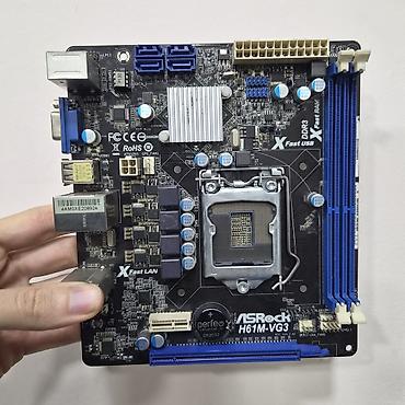 Материнская плата для ПК, Новый, ASRock, LGA1155, Micro-ATX