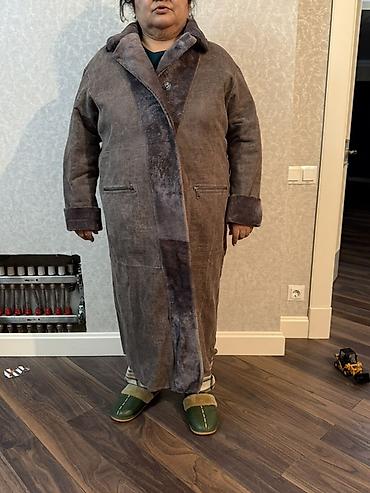 Дубленки: Дубленка, Классическая модель, Турция, Длинная модель, Двусторонняя модель, L — 1