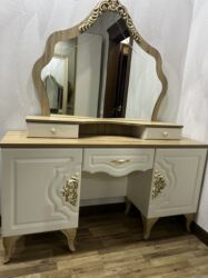 Туалетные столики: Туалетный столик, Новый, С зеркалом, цвет - Бежевый — 10