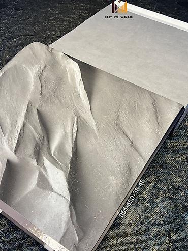 3d şəkillər: Dekorativ divar kağızı kataloqu – daş teksturası və monoxrom səthlər — 2