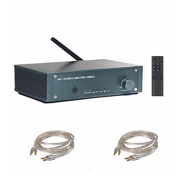 Динамики и колонки: Домашняя стереосистема Samtronic Sound System + усилитель — мощная — 5