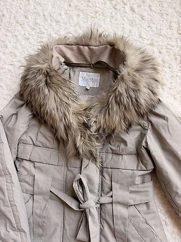 Айымдардын кийими: Пуховая парка Max Mara в отличном состоянии. Размер: S (42-44) - — 2