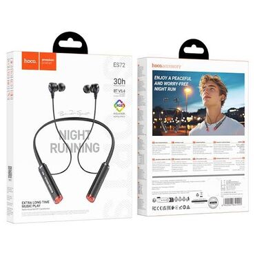 наушников: Вакуумдук, Hoco, Жаңы, Электр зымсыз (Bluetooth), Спорт менен машыгуу үчүн