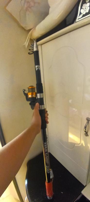 cubuqlar: TELE CARP 390 teleskopik balıqçı çubuğu + ST7000 fırlanan çarx - — 1