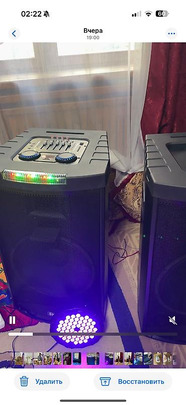 Динамики и колонки: Продаю новый в коробке со встроенным усилителем и микрофоном работает — 4