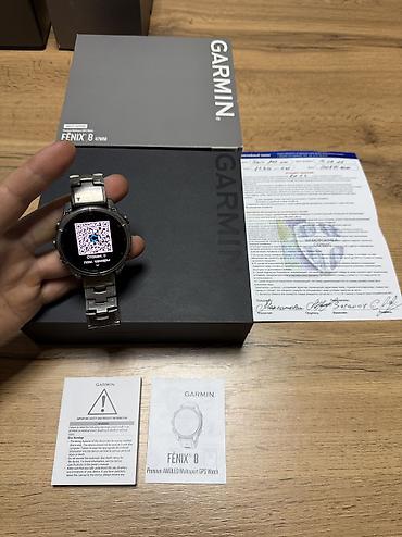 аудио техника: Garmin Fenix 8 amoled sapphire duo С двумя ремешками,в хорошем — 5