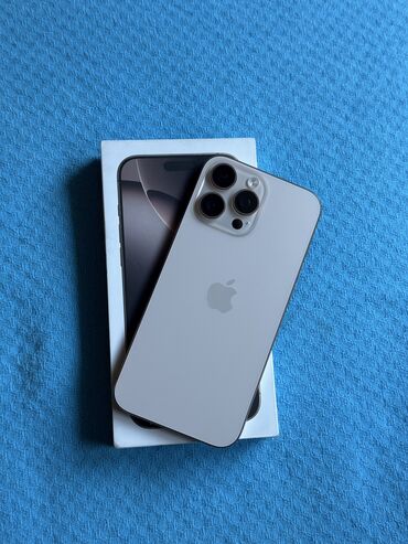 обмен на macbook: IPhone 16 Pro Max, Б/у, 256 ГБ, Desert Titanium, Кабель, Коробка, 99 %