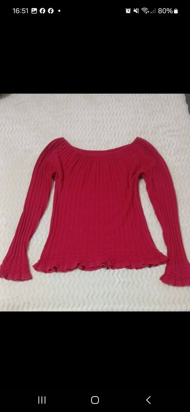 Ostali Kompleti, kombinezoni: Paket ženske garderobe – 4 komada 1) Pletena haljina, tamno braon - — 14