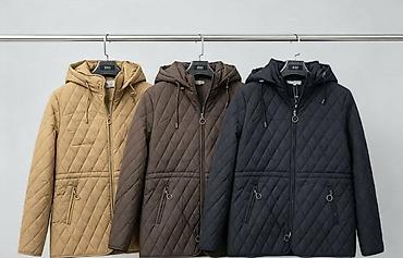 shein helanke: Prošivene ženske jakne sa kapuljačom - Model: kratka do sredine — 1