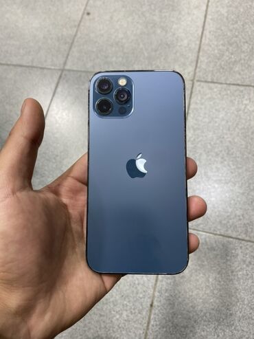 iphone 12 adapter qiymeti: IPhone 12 Pro, 128 ГБ, Pacific Blue, Face ID