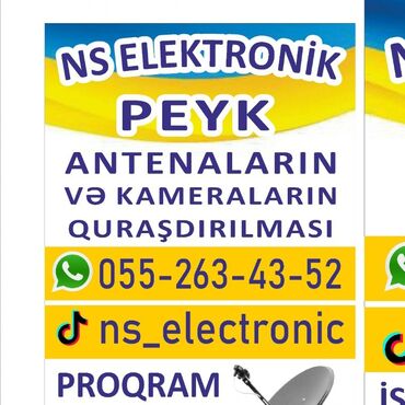 İnformatika: QURAŞDIRILMASI. Star-X brendinə məxsus qara rəngli peyk antenası