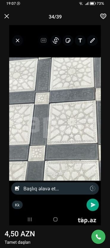 Digər bitirmə materialları: Daslarin satisi ve istehssli — 8