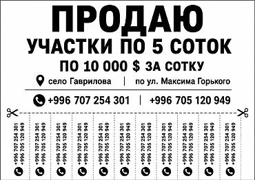 кызыл кия участок: 5 соток, Для строительства — 1