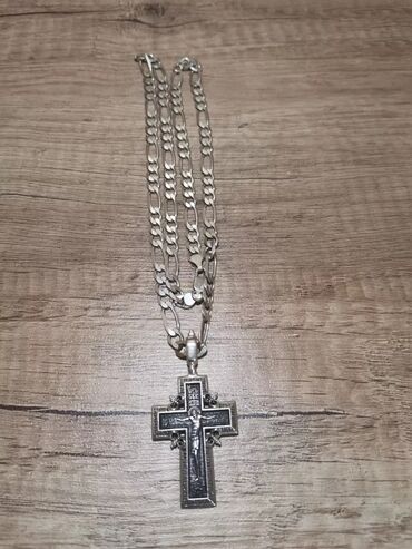 крест серебро: Серебрянный крест и цепочка. Цена окончательная уже со скидкой