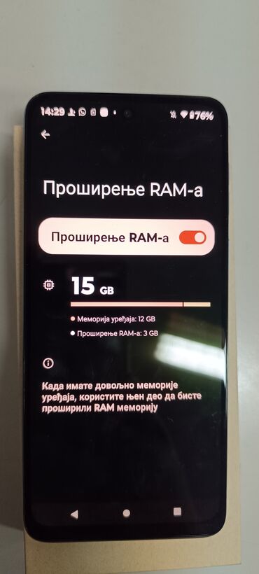 Motorola: Motorola Moto G54, 256 GB, bоја - Svetloplava, Sensory phone, Dual SIM, Face ID na lalafo.rs — 12 Motorola: Motorola Moto G54, 256 GB, bоја - Svetloplava, Sensory phone, Dual SIM, Face ID — 12