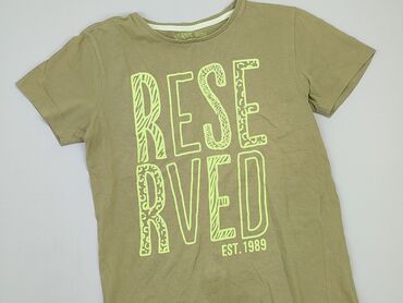 brązowe spodnie bershka: T-shirt, Reserved, 13 years, 152-158 cm, condition - Very good