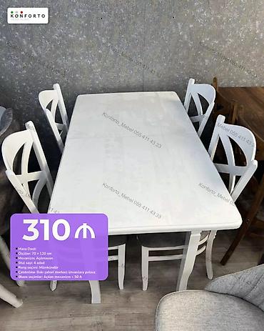 Ağ rəngdə masa-dest. - Ölçülər: 70 × 120 sm - Mexanizm: Açılmayan -