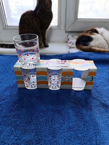 Наборы посуды: Набор столового стекла/хрусталя с гранёной и резной декорировкой — 9