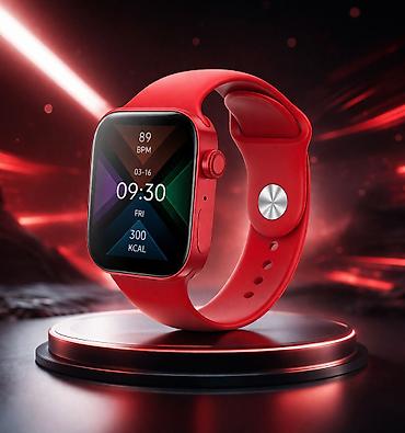 agilli saat: SK8 Pro Max Ağıllı Saat — Qırmızı Rəng Kateqoriya: Smart saatlar — 2