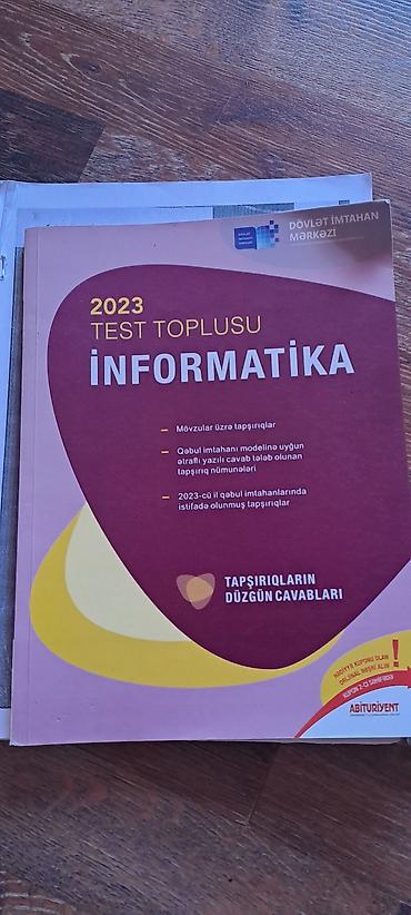 array informatika pdf: Məhsul: “İnformatika – 2023 Test Toplusu” (Dövlət İmtahan Mərkəzi) — 1