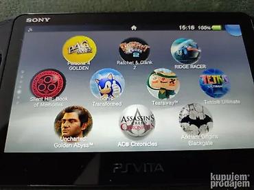 PS Vita (Sony Playstation Vita): 🎮 Sony PlayStation PS VITA Slim (PCH-2016) Blue/Black – Japanska — 9