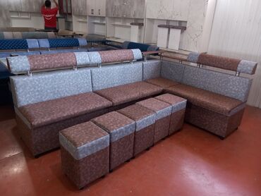 Кухонные мягкие уголки: Уголок кухонный, 2.5х1.5, 190х90, 5 пуфик, доставка есть, рассрочки — 6