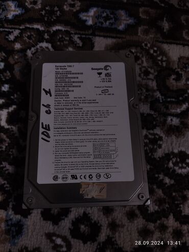 диск караоке: Накопитель, Б/у, Seagate, HDD, 128 ГБ, 2.5", Для ПК