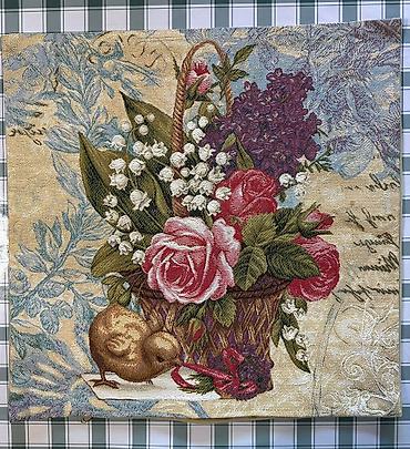 Наволочки: Декоративные наволочки с гобеленовым рисунком “цветы” - Формат — 13