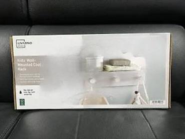 Ostali dečiji nameštaj: Zidna polica sa kukicama – „oblaci“ - Dekorativna polica za dečiju — 14