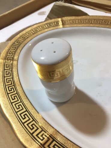 Nahar dəstləri və servizlər: Nahar dəsti, rəng - Qızılı — 12