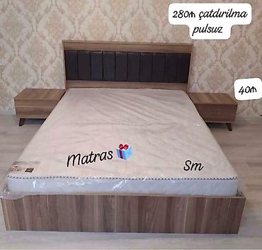 Çarpayılar: Yeni, İkinəfərlik çarpayı, Bazasız, Matras ilə — 22