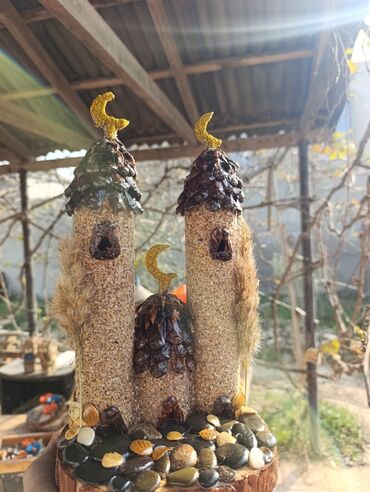 Şəkillər, tablolar: Məhsul: Dekorativ əl işləri – divar asılqanları - Material: təbii — 8