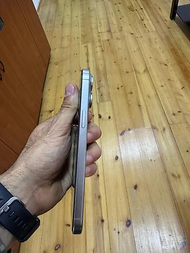 ekrani: IPhone 15 Pro Max, 256 GB, Natural Titanium, Face ID, Sənədlərlə — 3