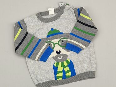 szara długa sukienka letnia: Sweater, H&M, 9-12 months, condition - Good