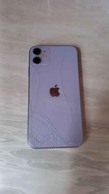 айфн 7: IPhone 11, Б/у, 64 ГБ, Deep Purple, Защитное стекло, Чехол, Коробка, 100 %