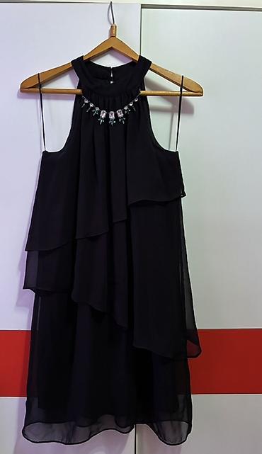 qış ucun donlar: Jane Norman London qadın paltarı - Rəng: qara - Stil: qolsuz, halter — 1