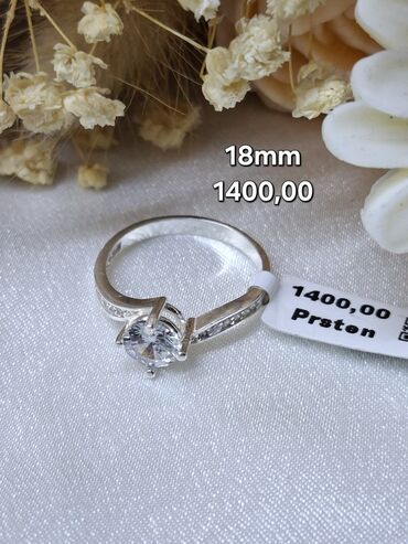 Prstenje: Srebrni prstenovi – različiti modeli i veličine - Prsten sa mozaik — 8