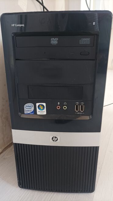 системный блок: HP Masaüstü Komputer Monitorsuz Satılır Ancaq Sistem Bloku Tam