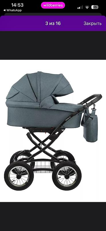 детские мир: Коляска 2 в 1 Jovola Tessa Classic: Подходит с рождения до 3 лет — 2