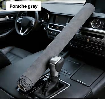 ткань на авто: Самоклеящаяся алькантара «Porsche Grey» для автосалона ширина рулона — 1