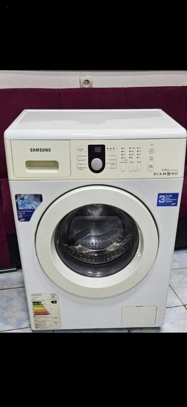 Zərərvericilərə qarşı mübarizə aparatları: Paltaryuyan maşın Samsung, 6 kq, İşlənmiş, Avtomat, Qurutma var, Kredit yoxdur, Ünvandan götürmə