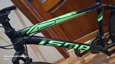 İdman velosipedləri: ISMA markalı, qara rəngli, yaşıl detalları olan dağ velosipedi -da lalafo.az — 9 İdman velosipedləri: ISMA markalı, qara rəngli, yaşıl detalları olan dağ velosipedi — 9