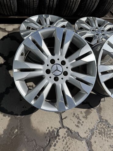 Диски: Литые Диски R 18 Mercedes-Benz, Комплект, отверстий - 5, Б/у — 8
