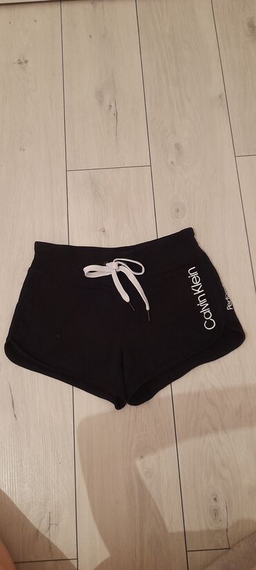 trikotaj qadın şortları: Women's Short Calvin Klein, XS (EU 34), S (EU 36), rəng - Qara