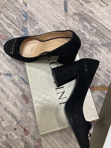 Туфли: Туфли Lottini (LT) из чёрной замши - Классическая модель на — 2