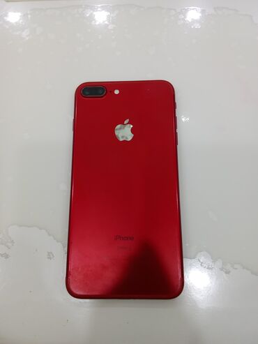 телефонный номер: IPhone 7 Plus, Колдонулган, 256 ГБ, Кызыл, 100 %