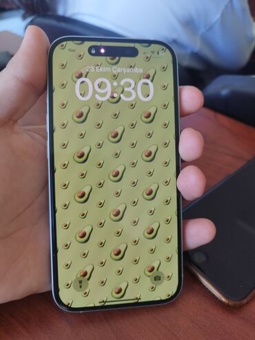 qril aparati tap az: IPhone 15, 128 GB, Mavi, Zəmanət, Simsiz şarj, Face ID