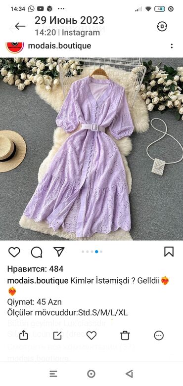 Gündəlik donlar: Gündəlik don, Midi, M (EU 38)
